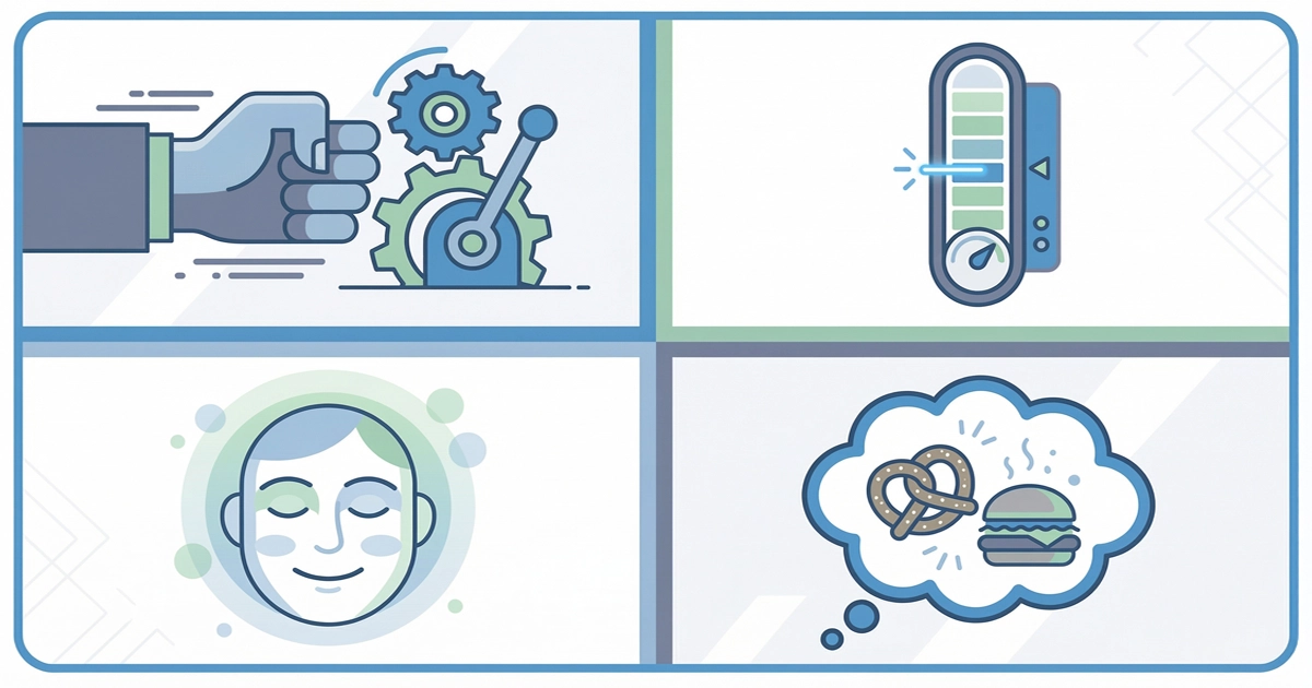 Infographic illustrating how clinicians measure food noise using the CoEQ.