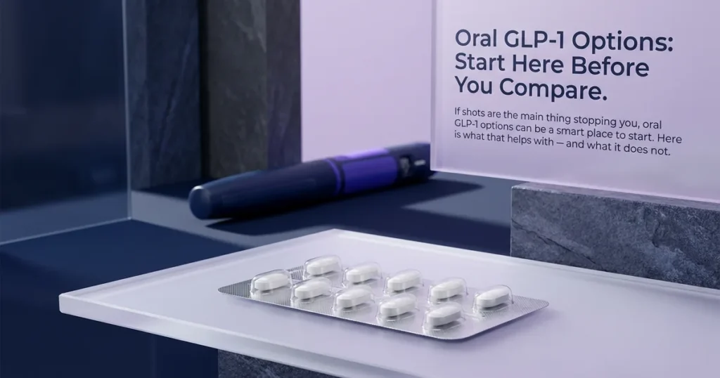 Oral GLP-1 options before comparing pill and shot formats
